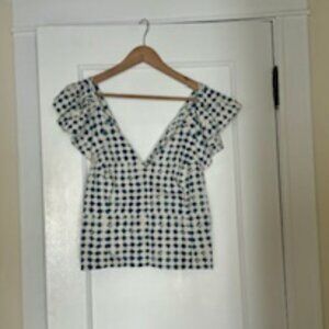 Madewell Flutter Sleeve Top